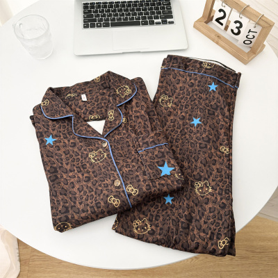 韩版kitty2025秋冬季睡衣女德绒