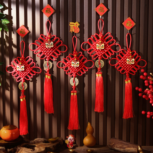 铜钱中国结挂件乔迁新居新年装饰