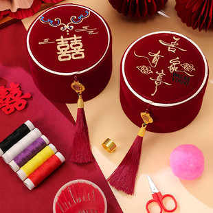 针线盒结婚用品大全陪嫁物品嫁妆女方全套套装送新人礼物针线包