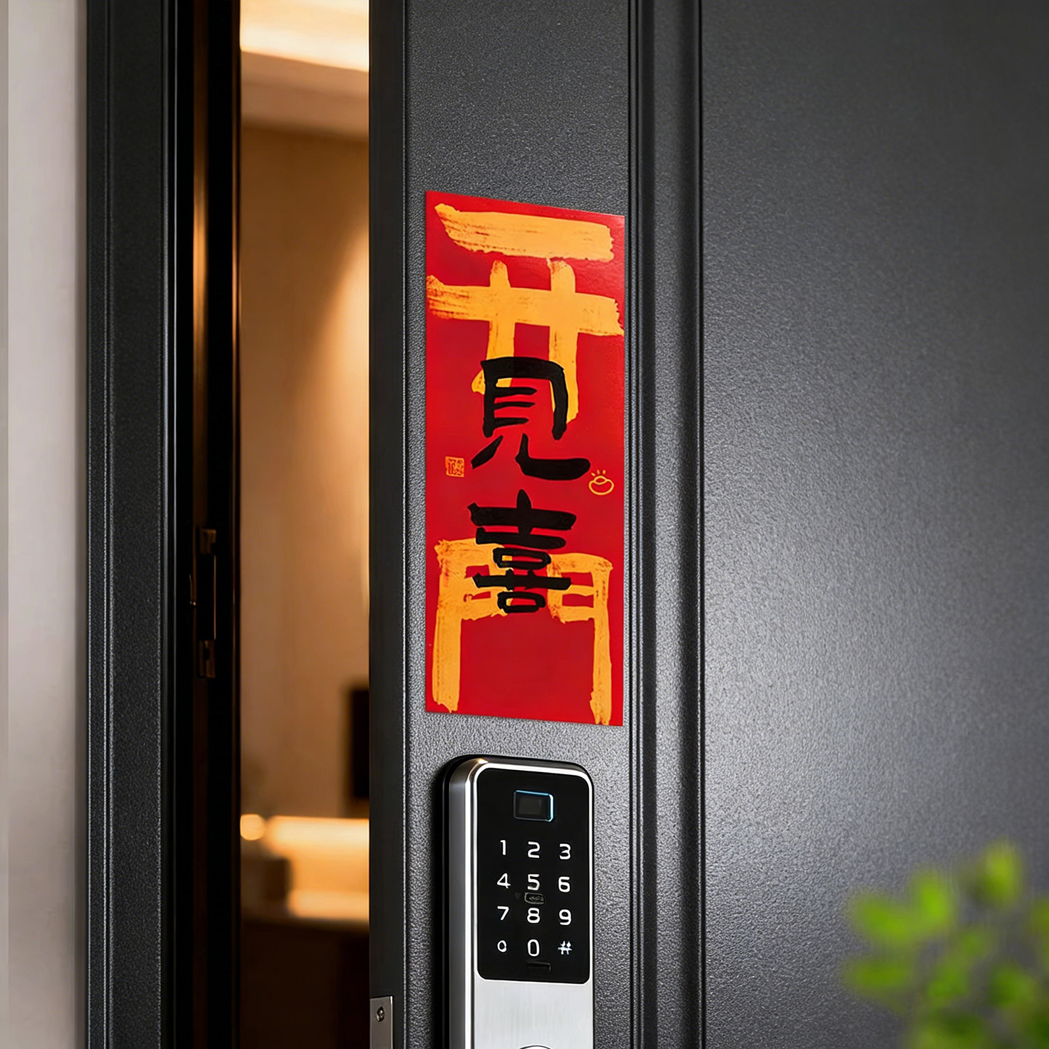 乔迁之喜装饰门贴挂饰新居门幅图片
