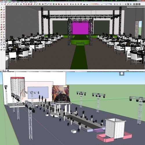 草图大师软件Sketchup3D 舞美设计Wysiwyg设计建模软件赠送基础工