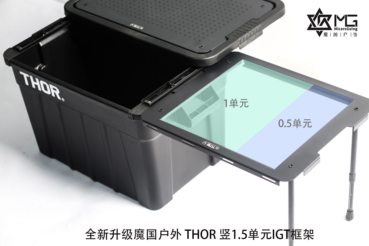 新款THOR竖1.5单元IGT框架魔国户外索尔箱igt框架配件Thor侧框