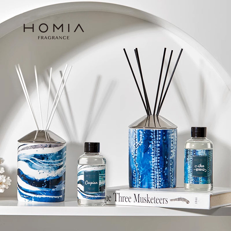 HOMIA海洋无火香薰套装室内家用卧室持久高级香氛礼盒女生日礼物