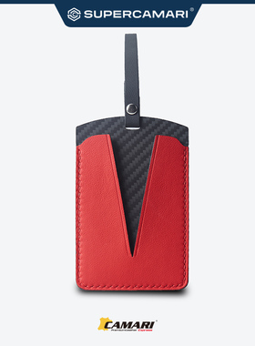 SC | 碳纤维真皮卡套钥匙包适用于特斯拉model3/modely钥匙套卡片