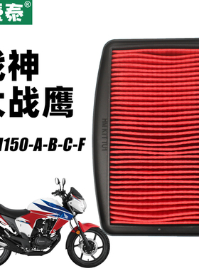 新大洲本田摩托车战神CBF150大战鹰SDH150-F-B-C空气格滤芯空滤器
