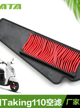 三阳踏板摩托车XS110T-A Taking110 50i空气过滤芯滤清器厦杏空滤