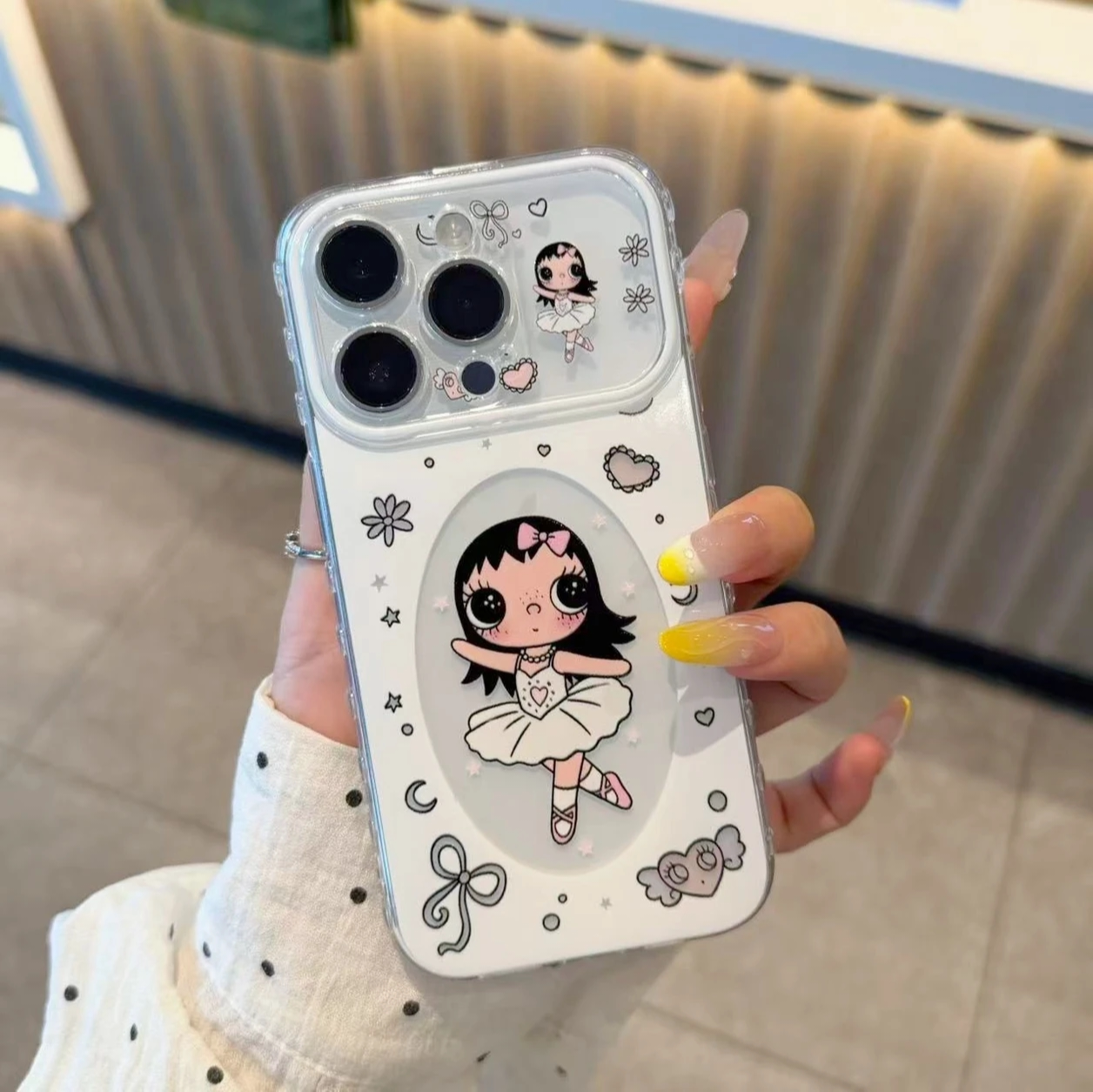 芭蕾舞小玉手机壳苹果17Promax华为vivo爱心iPhone16pro可爱小yuy玉OPPO小米15跳舞芭蕾14卡通芭蕾风动漫适配