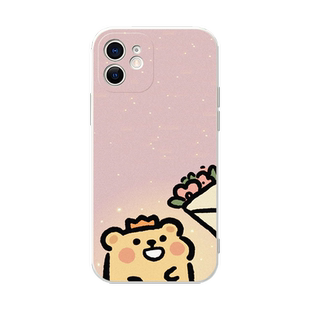 小熊虫手机壳苹果14华为mate60小虫熊iPhone15Promax小米13情侣小众vivo周边OPPO水熊虫12卡通可爱表情包适用