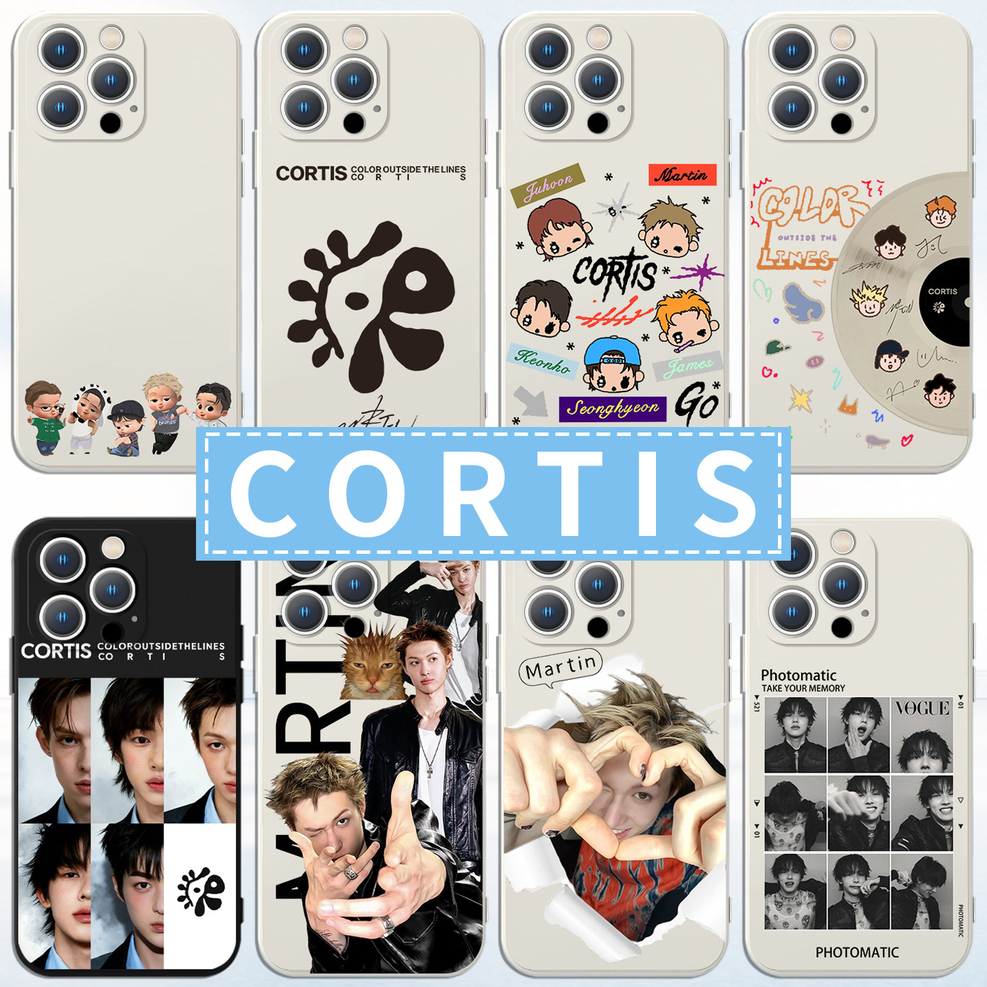 CORTIS手机壳苹果17华为OPPO马丁MARTIN金主训iPhone16Promax赵雨凡vivo小米15pro严成玹x安乾镐周边同款适用,3C数码配件,手机保护套/壳,淘宝优惠券,粉丝福利购,淘宝优惠卷