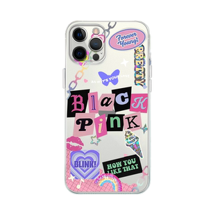 jennie同款手机壳苹果13华为mate40iPhone14promax金珍妮OPPO金智妮vivo小米11BLACKPINK12x明星p40blankpink