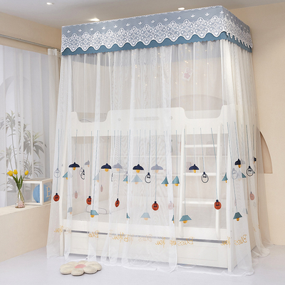 一体式子母床上下床蚊帐