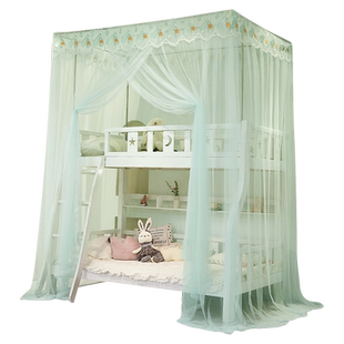 蚊帐家用2025新款子母床上下铺梯形一体式家用儿童上下床双层床