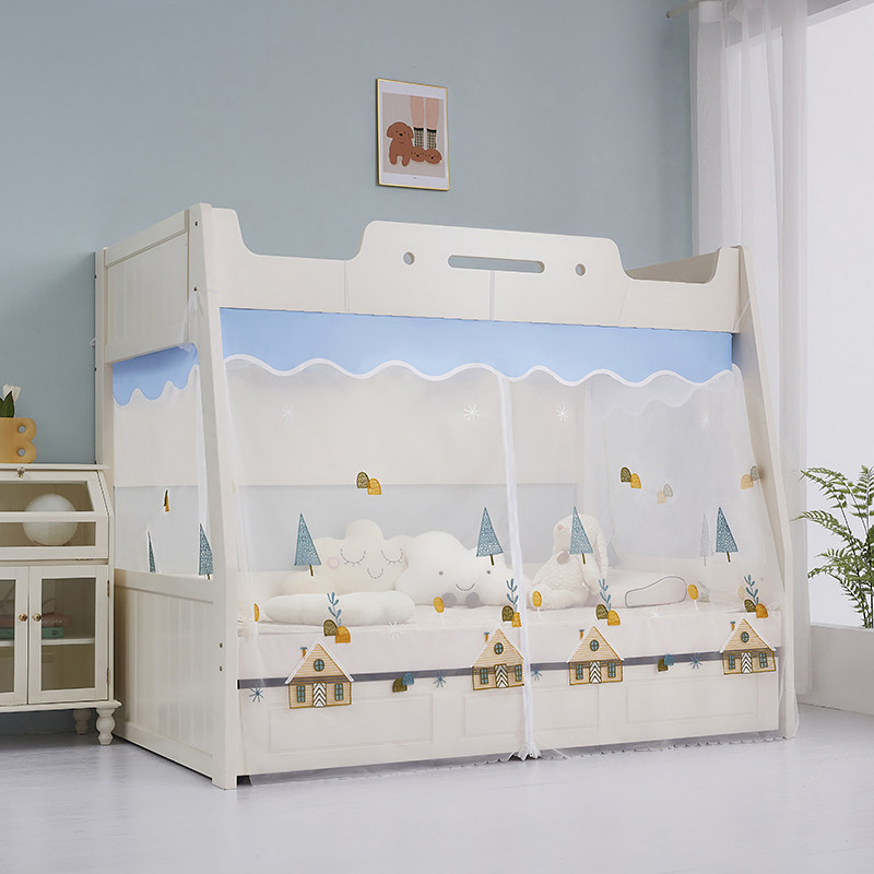 子母床1.5米上下铺梯形高低床1.2米双层儿童床1.35家用上下床蚊帐,床上用品,蚊帐,淘宝优惠券,粉丝福利购,淘宝优惠卷