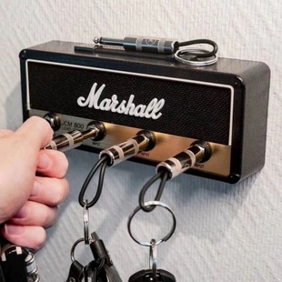 钥匙收纳盒底座 MARSHALL马歇尔音响钥匙扣音箱挂插座挂钥匙挂壁式