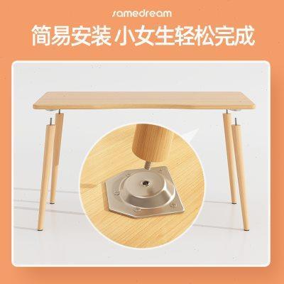 家用简易女生卧室电脑桌学生学习书桌小户型出租屋工作台办公桌子