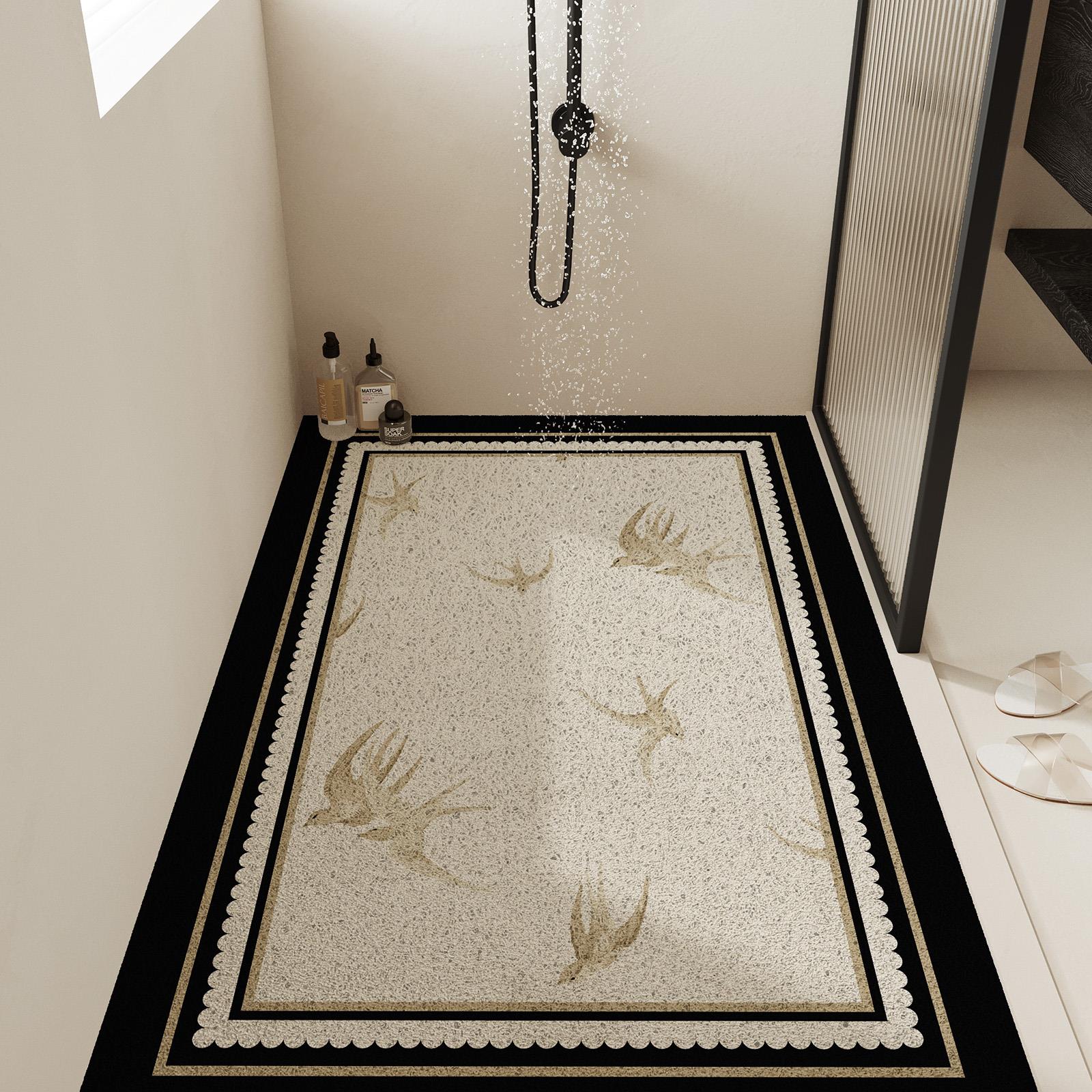 燕南飞浴室防滑垫淋浴房地垫卫生间防摔地毯厕所洗澡间丝圈脚垫