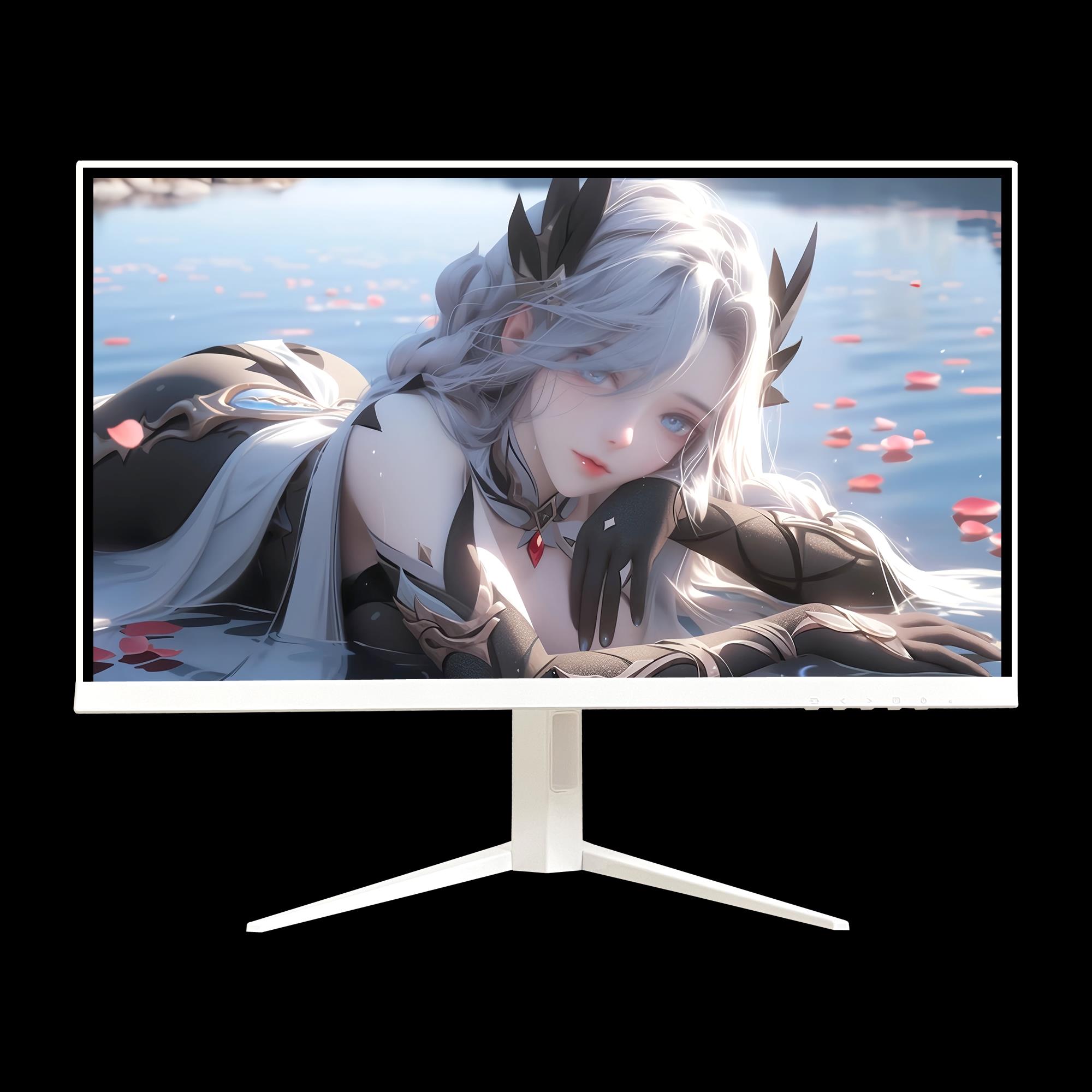 aoc白色显示屏2k180hz粉色4k显示器27/32英寸电竞屏幕电脑定制240