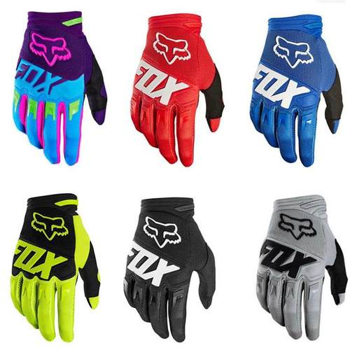 新款FOX6到10岁儿童越野摩托车公路车自行车骑行儿童全指手套春秋