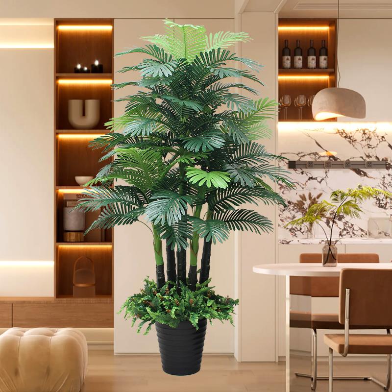 仿真植物盆栽塑料花客厅摆设落地仿真花假花室内绿植装饰假发财树