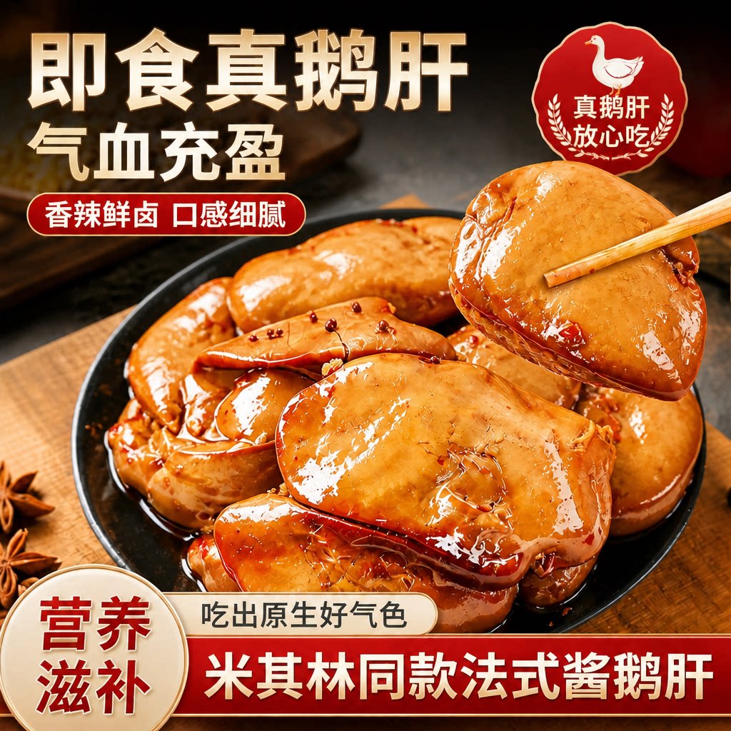 真鹅肝！营养健康法式风味鹅肝图片