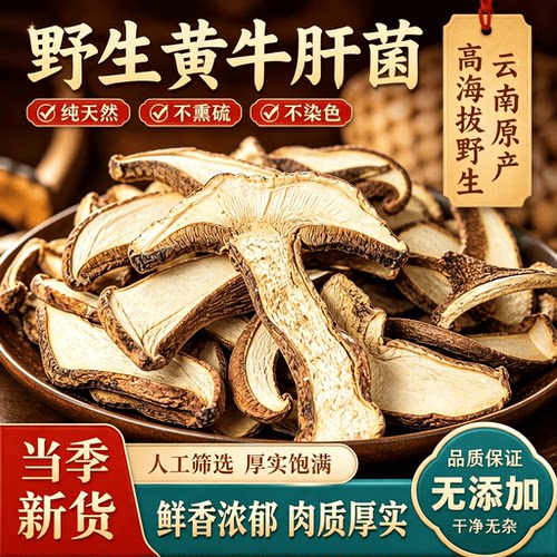 云南人的最爱！野生黄牛肝菌干货