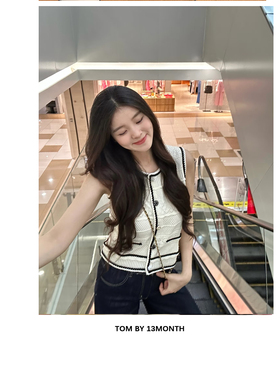 FB元单品质货 针织开衫马甲 双色现货