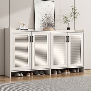 简约全铝合金属鞋柜家用门口户外室外防水防晒阳台可定制柜子整装