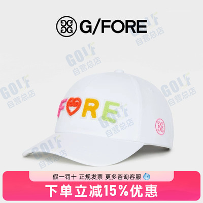 GFORE吉福高尔夫球帽女新品FORE SNAPBACK时尚遮阳女帽G4潮牌帽子