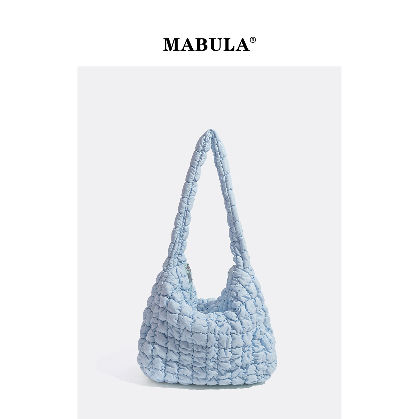 MABULA赵露思同款褶皱云朵包2025大容量斜挎单肩包百搭泡泡包女款,箱包皮具/热销女包/男包,托特包,淘宝优惠券,粉丝福利购,淘宝优惠卷