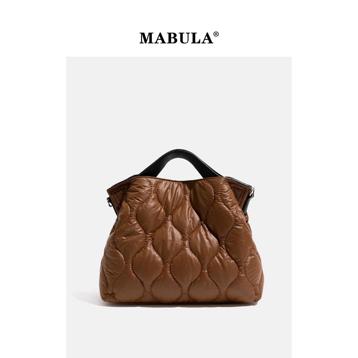 MABULA高级感羽绒棉女秋冬单肩包