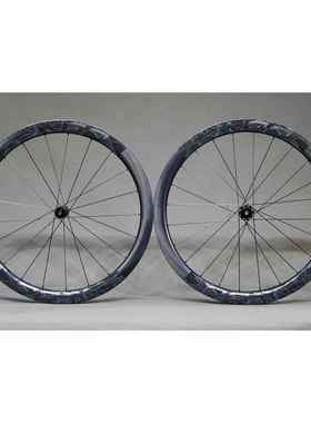 0011Cycle 24款R1碟刹钢条碳条碳纤维轮组 超轻公路碳刀 超值推荐