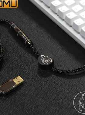 Hiomu客制化单晶铜数据线机械键盘航插线8股加粗镀银铜键盘充电线