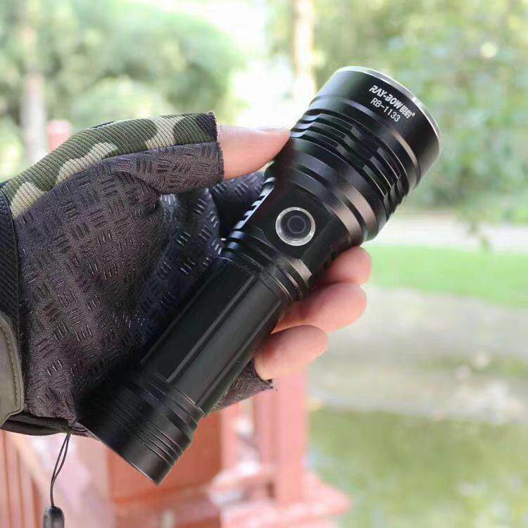 锐豹1133强光超亮手电筒远射迷你家用定焦户外防水可充锂电长续航