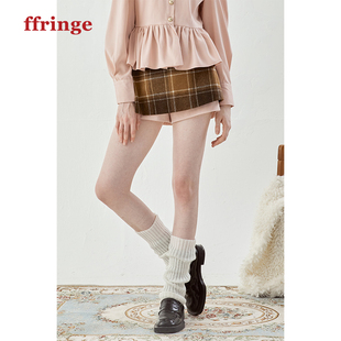 ffringe两件套可拆卸~原创设计粉色短裤高腰阔腿裤百搭可爱