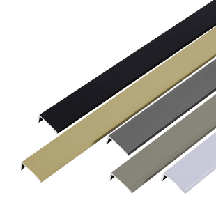 直角包边条铝合金L型压边条墙角收口条新款加厚金属防滑7字收边条