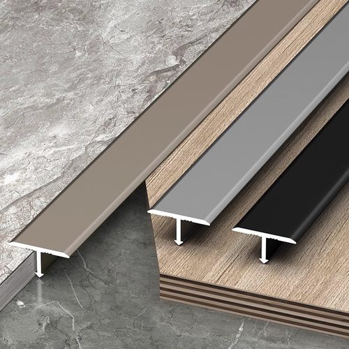 t字型铝合金收口条加宽极窄过门压条木地板伸缩缝收边条金属扣条