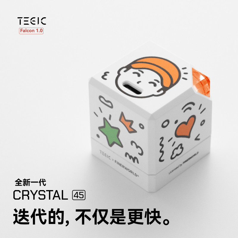 TEGIC  Cystal45 可触摸开关水晶灯 45w充电器 氮化镓 PD快充C口