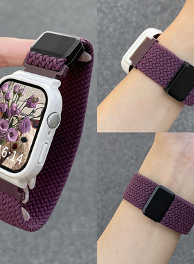 北想适用小米红米手表5/4/3表带小米Redmi watch3/2/1代esim手表带编织回环磁吸时尚高级三二一代男女生配件