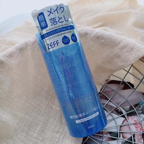 卸养合一 不止于净~ZEFF酵母净肤卸妆液保湿舒缓温和卸妆水500ml