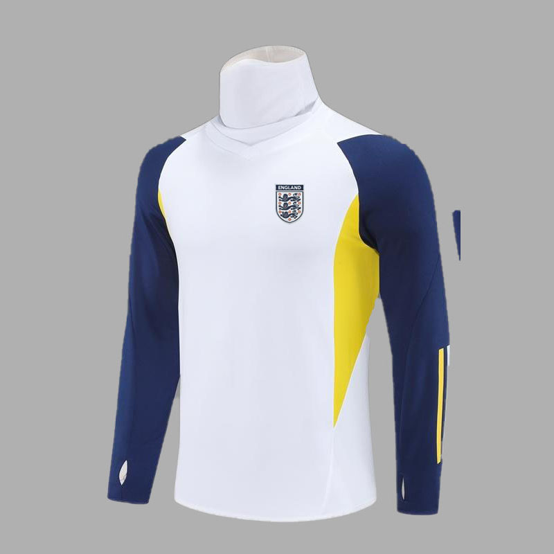 遮脸口面罩围脖赛前出场服英格兰足球训练队服儿童卫衣套头秋冬男