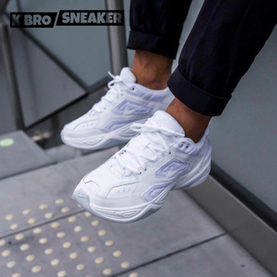 NIKE M2K TEKNO WHITE 低帮 舒适 透气厚底增高鞋老爹鞋男女同款5