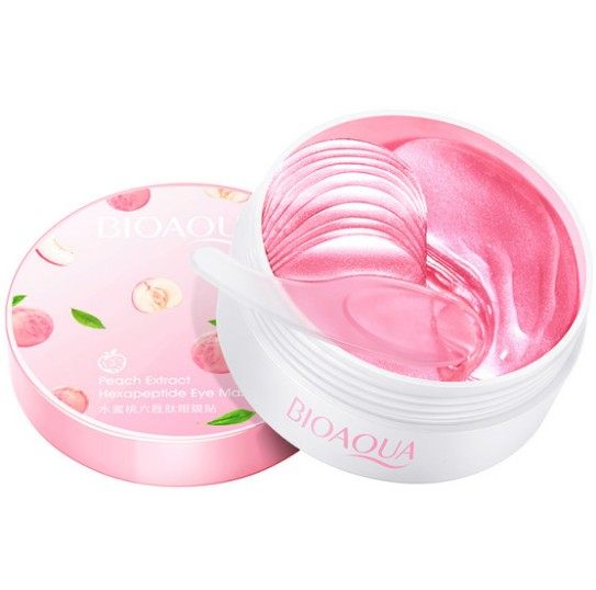 【60贴装】水蜜桃六胜肽眼膜 补水保湿滋润嫩肤提