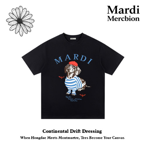 MardiMercredi腊肠狗纯棉T恤