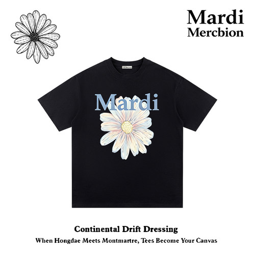 MardiMercredi小雏菊短袖T恤