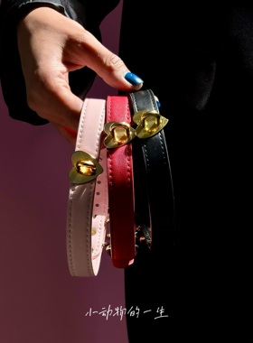 项圈女外出皮项圈可爱牵引链