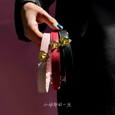 项圈女外出皮项圈可爱牵引链