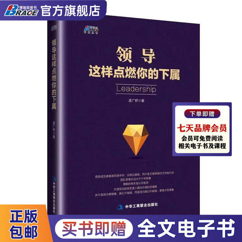 领导这样点燃你的下属 孟广桥让每一个员工积极主动的工作 企业团队管理员工激励企业经营管理领导力人际关系