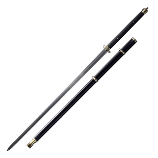 龙泉蒋氏宝剑双手天武硬剑长剑锰钢一体刀剑刀具防身冷兵器未开刃