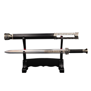 正品龙泉蒋氏宝剑倚天剑汉剑刀具防身冷兵器收藏刀剑未开刃旗舰店