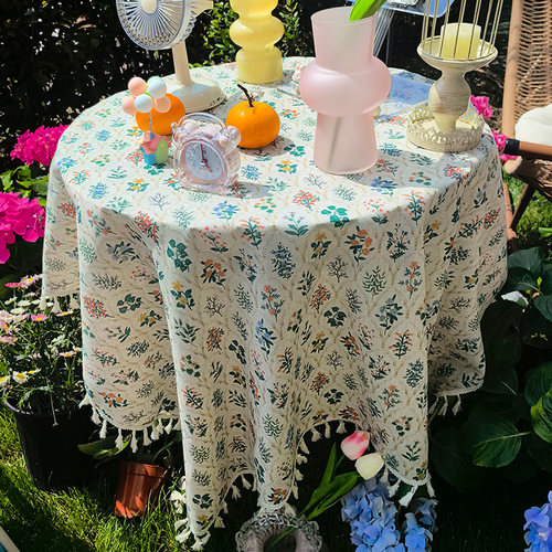 生日餐布法式台布花边桌布